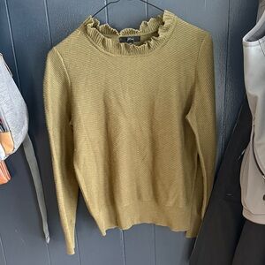 J. Crew Women's Mustard Crew Neck Sweater